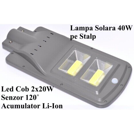 LAMPA STRADALA LED 40W + SOLARA